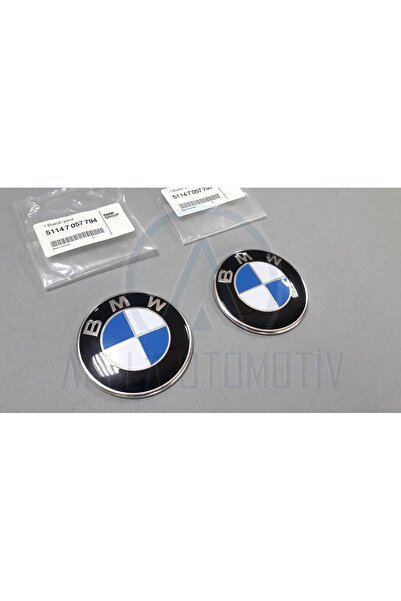 Fabrikasyon 2 x BMW 6 SERİSİ F06 F12 KAPUT / BAGAJ ARMASI LOGO 82MM SET