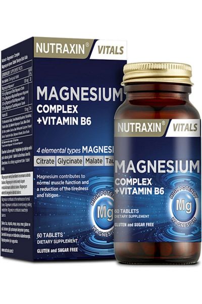 Nutraxin Magnesium Complex 250 Mg 60 Tablets