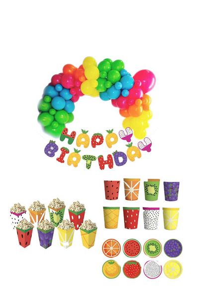 Mini Parti MINI PARTY STORE ΣΕΤ ΠΑΡΤΥ ΜΕ ΘΕΜΑ ΦΡΟΥΤΑ