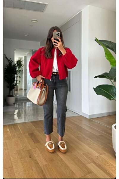 Aida Fashion Kesik paça mom fit