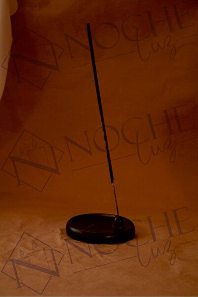 NocheLuz Siyah Yuvarlak Çubuk Tütsülük