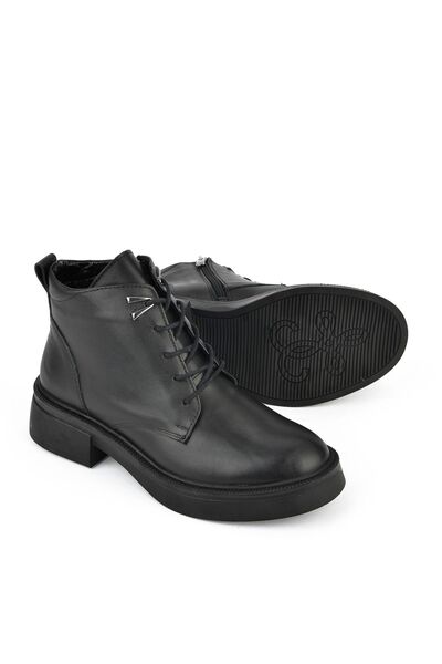 Ziya , Kadın Hakiki Deri Bot 143359Z326 Siyah