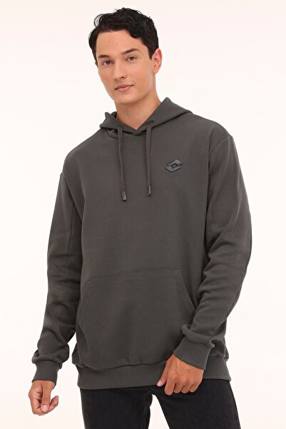 Lotto M-HORTON HOODIE 4PR Antrasit Erkek Sweatshirt