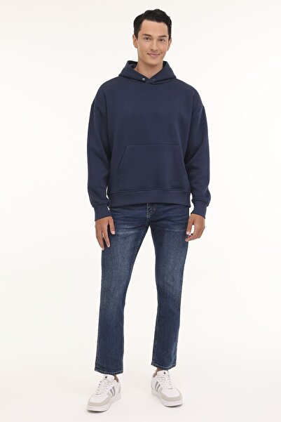 lumberjack MB ROS 17HS109 4PR İndigo Erkek Sweatshirt