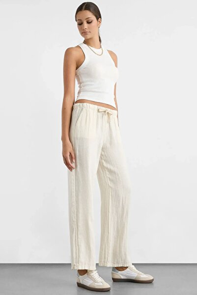Hiccup Elastic Waist - Straight Fit Trousers