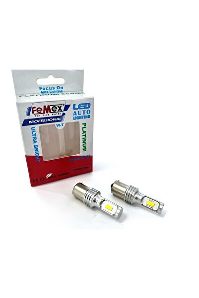 FEMEX Platinum P21w 1156 15w Tek Duy -93 Duy Csp Led Ampul Beyaz Ultra Parlak
