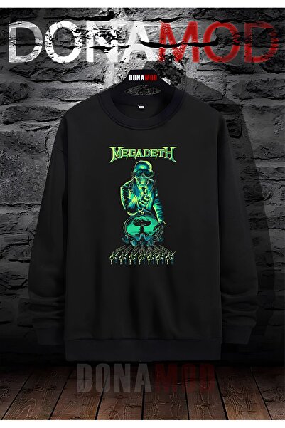 donamod سويت شيرت معدني كبير الحجم للجنسين من Iron Madien Black Sabbath Pante...