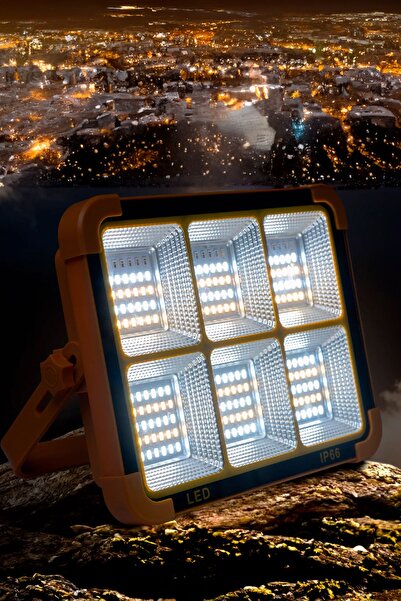 ThenTech Solar Güçlü Fener Powerbank Olarak Kullanılabilir Güneş Enerjili Aci...