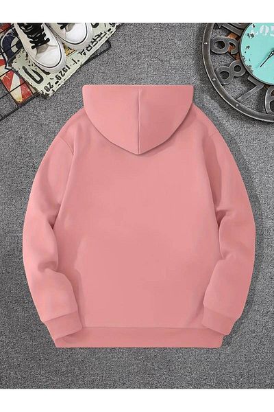 Keywest Φούτερ με κουκούλα Unisex Oversize Winter Roses - Φούτερ με 3 κλωστές 100% βαμβάκι