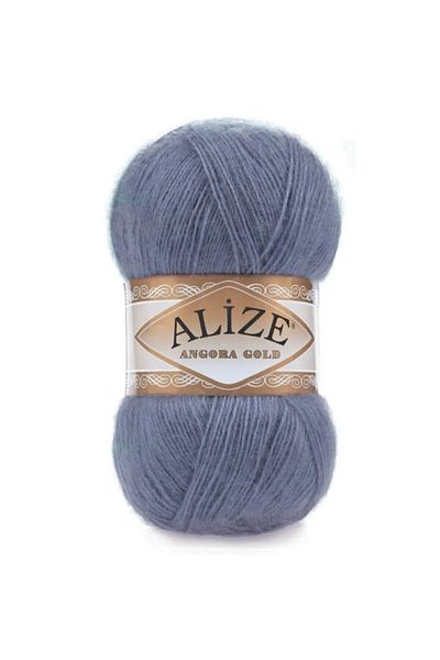 Alize Angora Gold Κλωστή Πλέξιμο 5 Συσκευασίες (5x100 GR) 203 Τζιν Μπλε