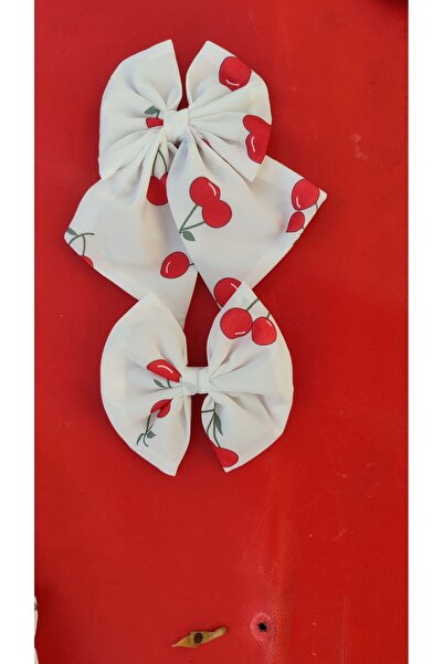 Çiğdem Tuhafiye toka kiraz desenli 2liset