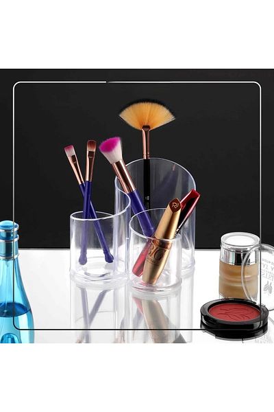 UCR HOME Αξεσουάρ μακιγιάζ Triplex Brush Πολλαπλών χρήσεων Home Organizer Organizer