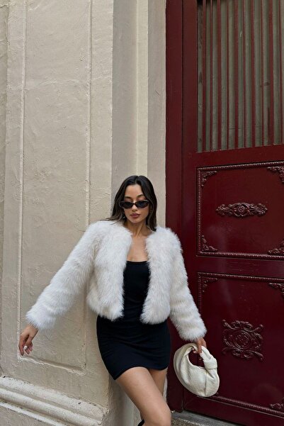 ASEDE Crop Boy Ekstra Yumuşak Doku Astarlı Dolgun Mont