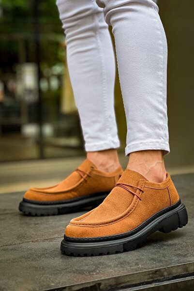 MELAMS Pantofi clasici pentru bărbați CASTELYA - Talpă înaltă, cu șireturi, T...