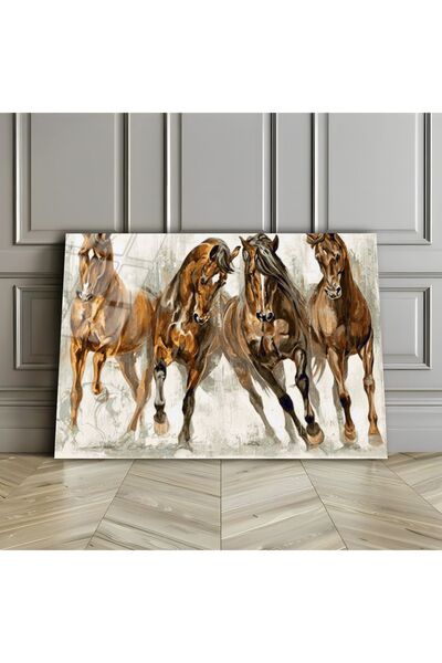 Harikabirev HARİKABİREV | STICLA INERABLE (TEMPERATA) TABLOA CAVAI MARO 04 | ...