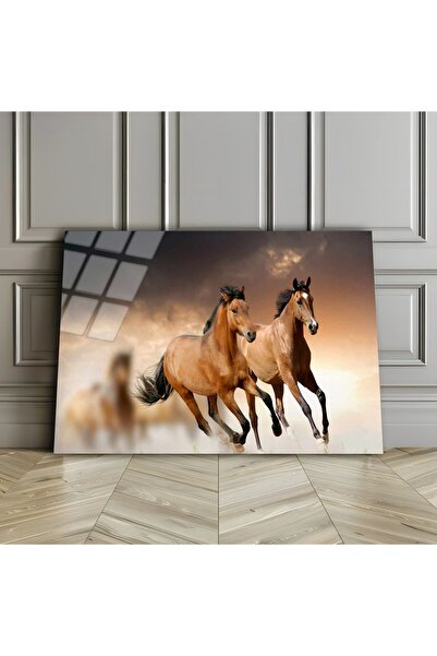 Harikabirev HARİKABİREV | STICLA INERABLE (TEMPERATA) TABLOA CAVAI MARO 06 | TMTEKLİ