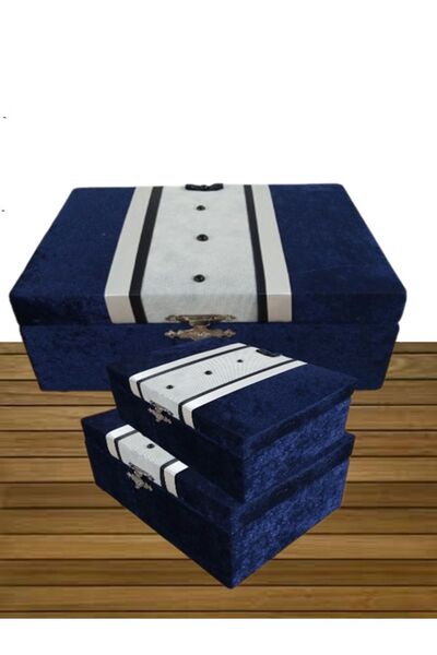 Sonem Çeyiz Набір з 3 предметів: скринька для нареченої та нареченого - придане, валіза, скринька 0127