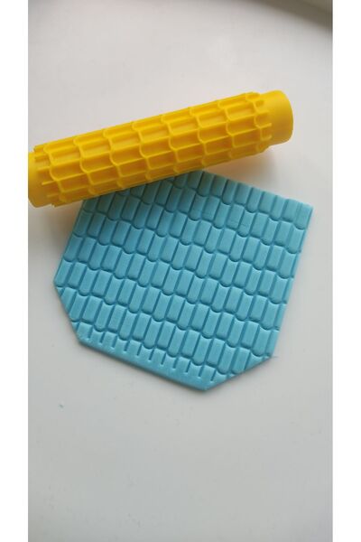Roll3d Polimer Kil Desen Verici Merdane, Seramik Desen Oklavası, Polimer Kil ...