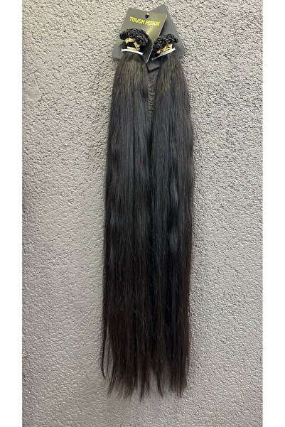 Dogal Boyasız Gerçek Saç Mikro Kaynak Saç Keratin Kaynak 60 Cm 200 Adet