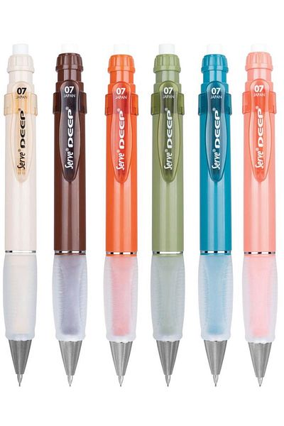Kids Like Serve Deep Tip Pen Earth Tones 0.7mm Set of 6