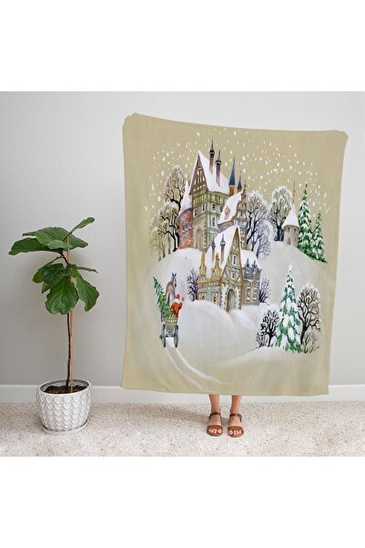 EJOYA Modern Desenli Polar TV Battaniyesi 91844