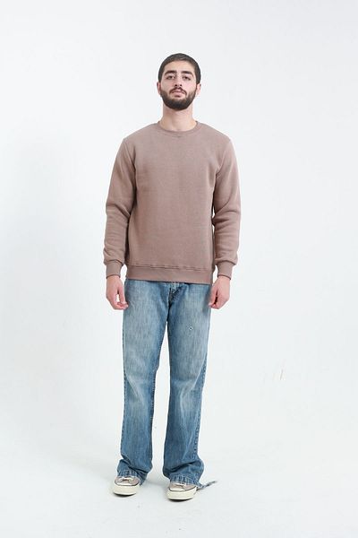 TKT Μαλακό ύφασμα 3 Thread Ανδρικό Crew Neck Sweat Puff