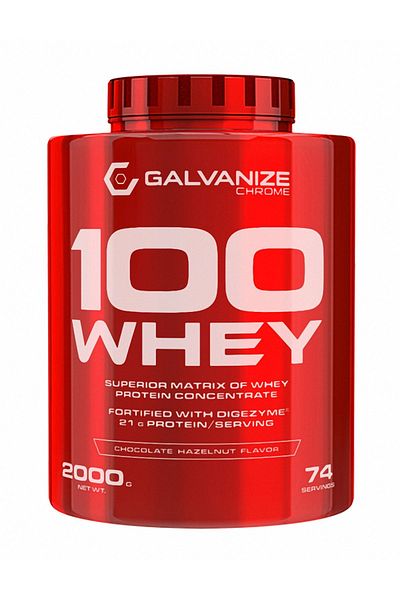 Galvanize Nutrition 100 Whey Protein 74 Servings 2000 g Chocolate Nut