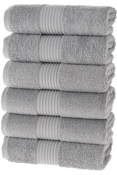MAURAHOME Tomurcuk %100 Pamuk 6'lı 50x100 cm El Havlusu Seti