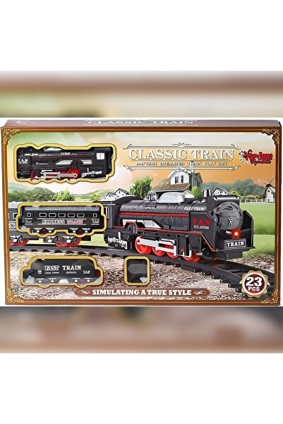 VARDEM OYUNCAK Kutulu 23 Parça Işıklı Ve Sesli Classic Model Tren Set