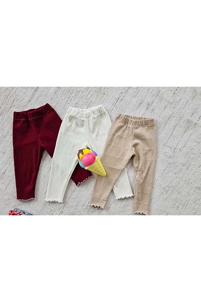 ALYA Baby Kids Stretchy Corded Camisole Leggings Set