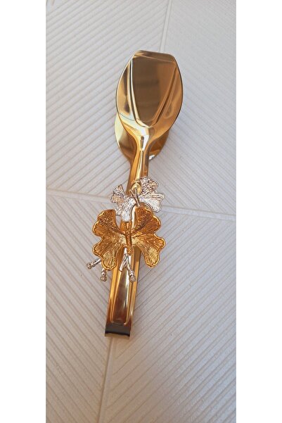 umut züccaciye Set of 3 Titanium Plated Tongs