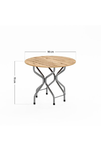 Güzelkan Mutfak Masası Balkon Katlanır Masa Beyaz