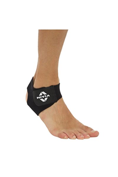 Nivia Orthopedic Ankle Support (Black, Free Size - Adjustable with Velcro) | Material - Neoprene