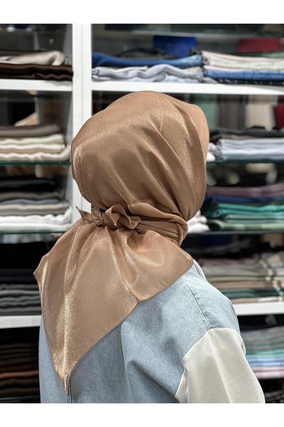 PİRAMİT Amber Glitter Scarf
