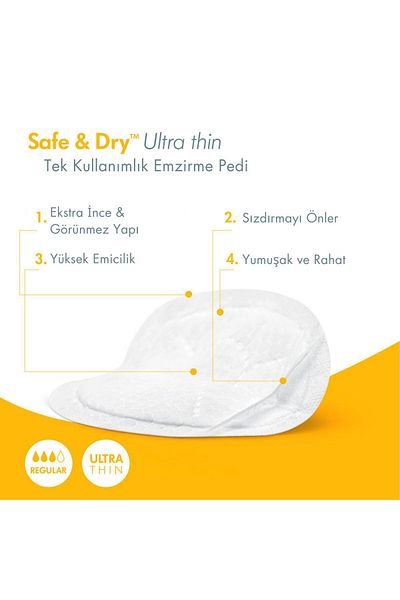 Medela Safe & Dry Disposable Breast Pads (30 PCS)
