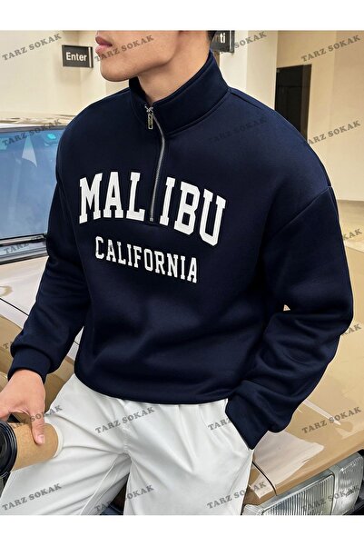 Adrift Y2K Bay Світшот - Напівзастібка-блискавка KOD1335