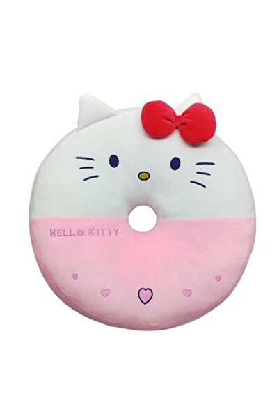 Miniso Sanrio Lisanslı Yuvarlak Peluş Yastık - Hello Kitty