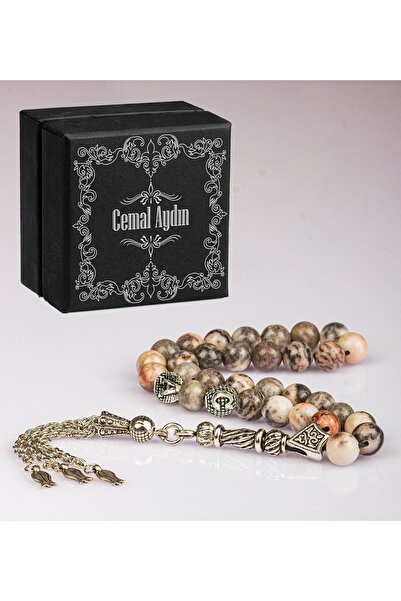EJOYA Kişiye Özel Kutuda Doğal Pembe Jasper Taşlı Tesbih 113361
