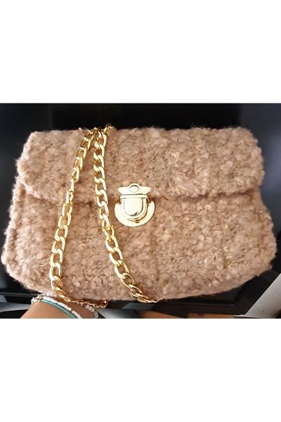 ÖRGÜCÜ KEDİ Kadın Örgü El Çantası  sonbahar Kış Günlük Çanta