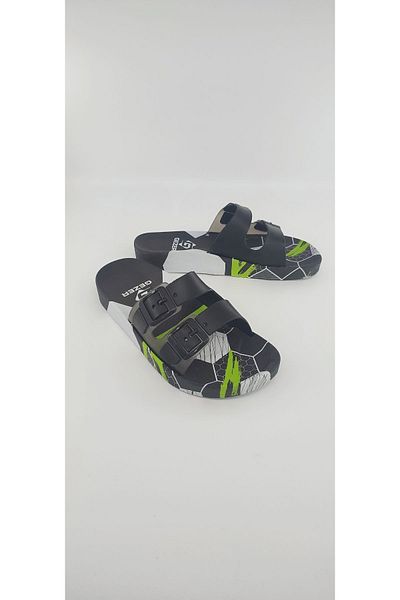 GEZER Beach, Pool, Balcony, Terrace, Bathroom, Home and Street Slippers with Anatomical Sole and Adjustable Buckle