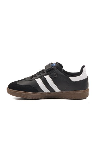 AYAKMOD Pantofi sport negri cu velcro pentru copii