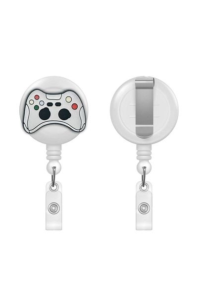 PABALAS Gray Yoyo Card Holder with Console Figure