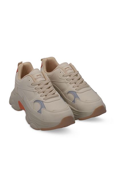 Slazenger Zusa Beige Women's Sneakers - Brown Color Sneakers