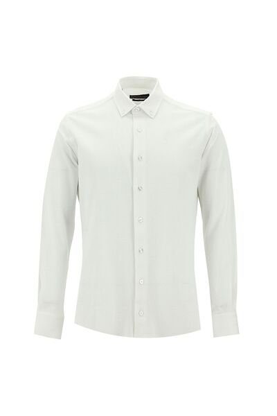 Kiğılı Cămașă clasică din bumbac, cu mânecă lungă, slim fit