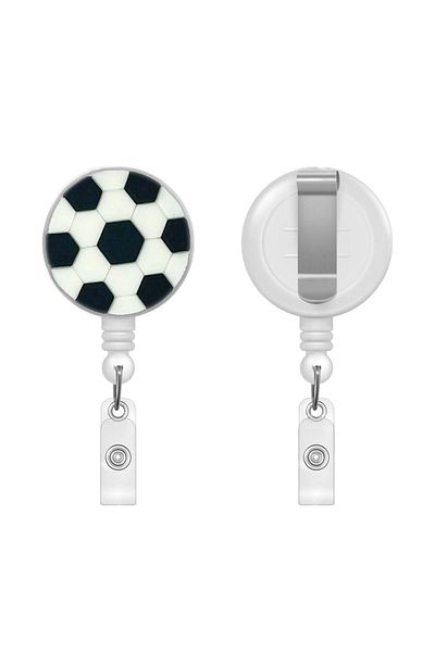 PABALAS Yoyo Collar Card Holder with Soccer Ball Figure