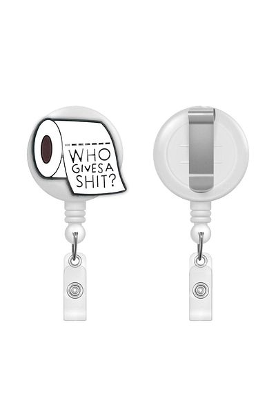 PABALAS Yoyo Collar Card Holder with Toilet Paper Figure