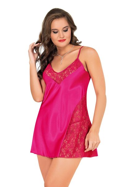 MOONGIRL KADIN BATTAL SATEN GECELİK