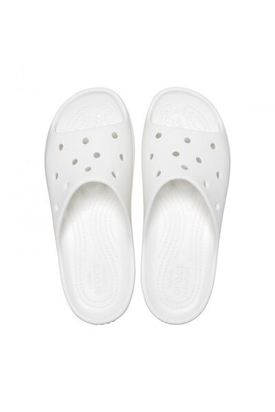 Crocs شبشب نسائي كلاسيكي باللون الأبيض