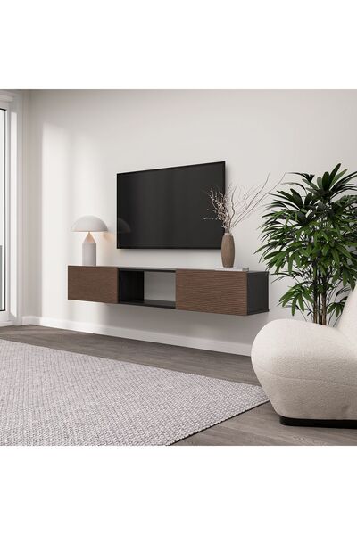 The Fehan Duvara Monte 2 Kapaklı Tv Ünitesi , Tv Sehpası , Duvar Ünitesi 180c...