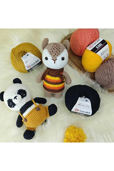 Yarnart Jeans Koyu Mercan El Örgü İpliği